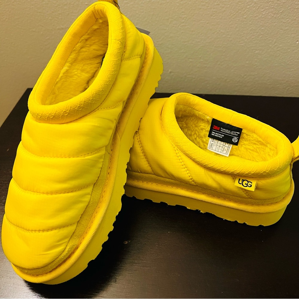 UGG Women's Tasman Yellow Slippers